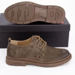 Herrenschuhe aus natürlichen Leder 3003 Grün | Mels