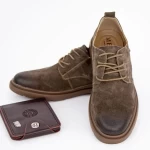 Herrenschuhe aus natürlichen Leder 3003 Grün | Mels
