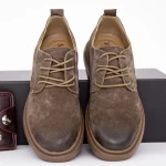 Herrenschuhe aus natürlichen Leder 3003 Grün | Mels