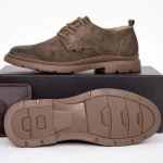 Herrenschuhe aus natürlichen Leder 3003 Grün | Mels