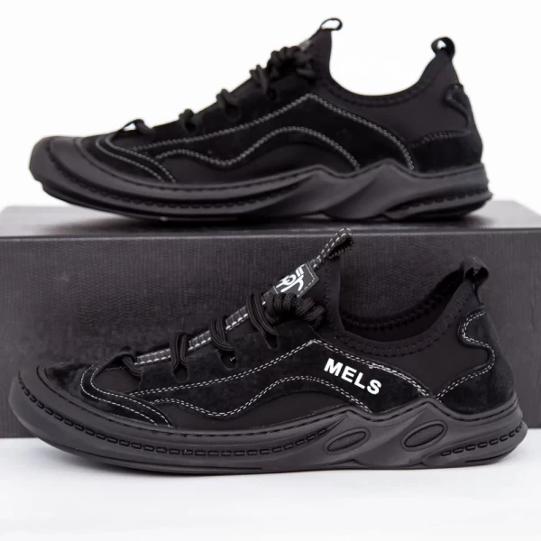 Herrenschuhe jeden Tag 7087 Schwarz | Mels