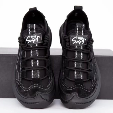 Herrenschuhe jeden Tag 7087 Schwarz | Mels