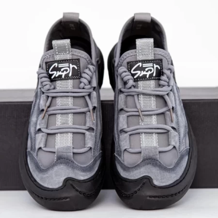 Herrenschuhe jeden Tag 7087 grau Mels