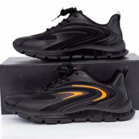 Herren Sportschuhe 9517 Schwarz-Orange Mels