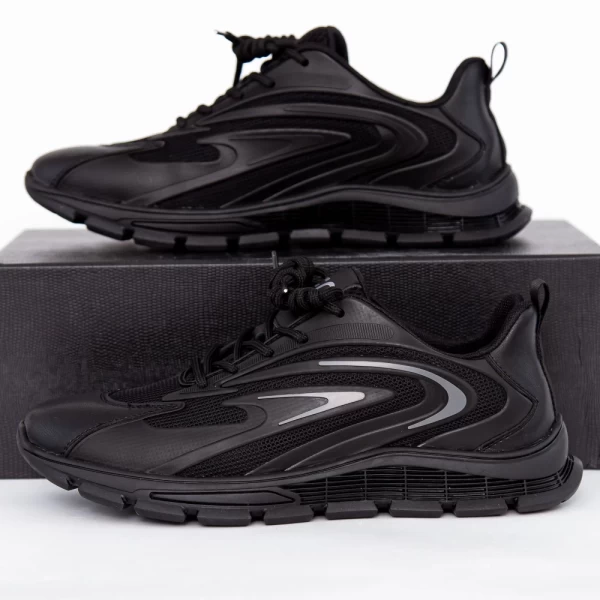 Herren Sportschuhe 9517 Schwarzgrau Mels