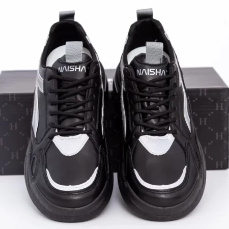 Herren Sportschuhe H8902-1 Schwarzgrau Mei
