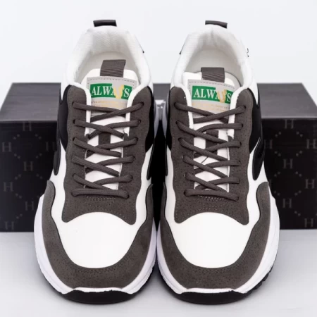 Herren Sportschuhe M63 Weißgrau Mei