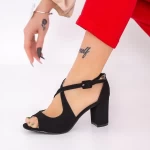 Sandalen mit dicken Absätzen yxd18 schwarz | Mei