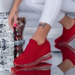 Frauen HFD25 Sportschuhe rot Mei
