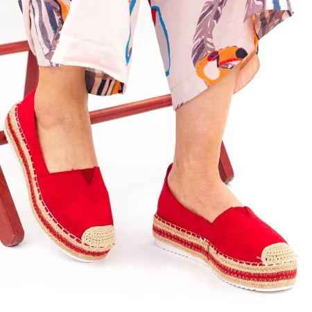 Frauenschuhe jeden Tag FS7 rot Mei