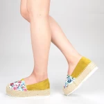 Frauenschuhe jeden Tag mit FS6 -Plattform gelb Mei