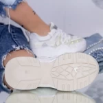 Frauen Sportschuhe 6601 Weiß Mei