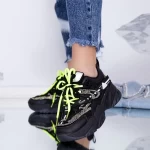 Frauen Sportschuhe 6601 Schwarz | Mei
