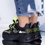 Frauen Sportschuhe 6601 Schwarz | Mei