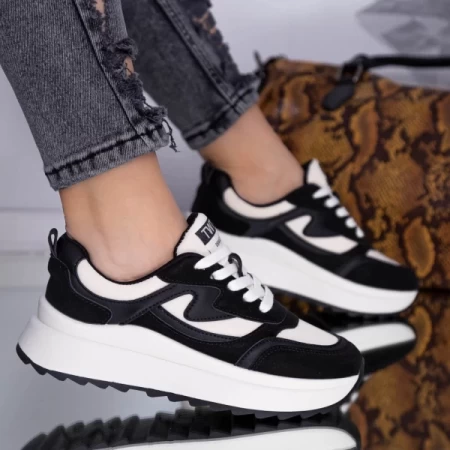 Frauen Sportschuhe 8801 Schwarz | Mei