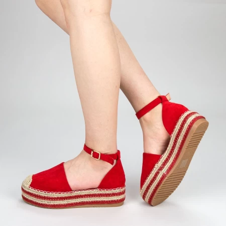 Frauenschuhe jeden Tag mit FS3 rot Mei