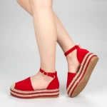 Frauenschuhe jeden Tag mit FS3 rot Mei