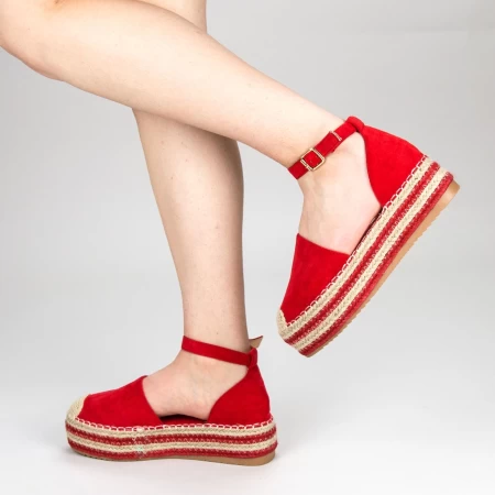 Frauenschuhe jeden Tag mit FS3 rot Mei