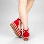 Frauenschuhe jeden Tag mit FS3 rot Mei