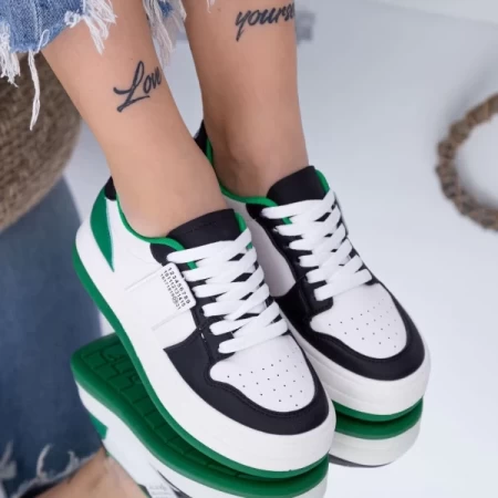 Sportschuhe auf der WL230 -Plattform Grün | Mei