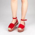 Frauenschuhe jeden Tag mit FS3 rot Mei