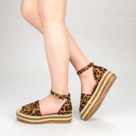 Alltagsschuhe für Frauen mit der FS3 Leopard -Plattform Mei