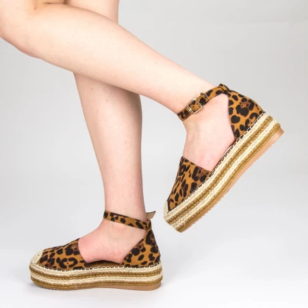 Alltagsschuhe für Frauen mit der FS3 Leopard -Plattform Mei