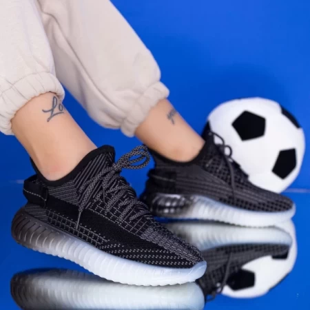 Frauen Sportschuhe XJ52 Black-Szary | Mei