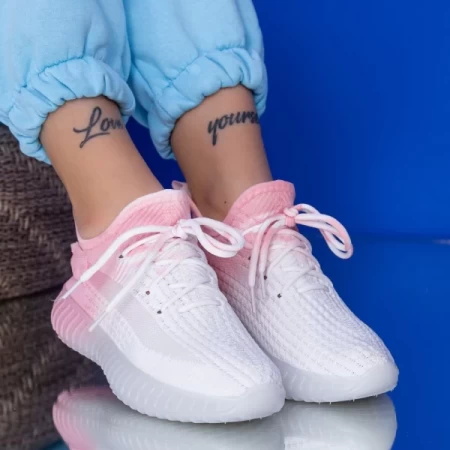 Frauen Sportschuhe XJ52 White-Pink | Mei