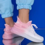 Frauen Sportschuhe XJ52 White-Pink | Mei
