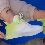 Frauen Sportschuhe XJ52 White-Yellow | Mei