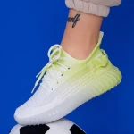 Frauen Sportschuhe XJ52 White-Yellow | Mei
