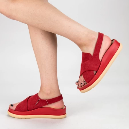 Frauen G202 Sandalen rot | Mulatha