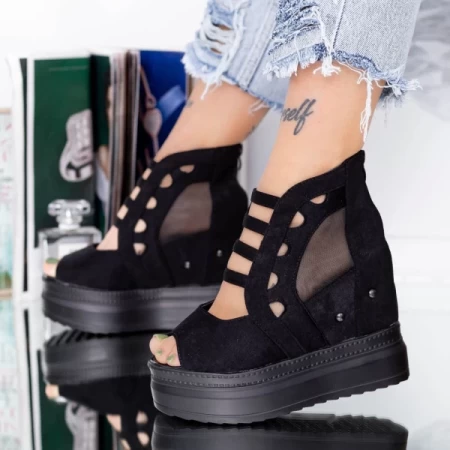 Sandalen auf der WL171 -Plattform schwarz | Mei