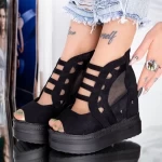 Sandalen auf der WL171 -Plattform schwarz | Mei