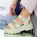 Frauensandalen wl217 grün Mei