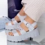 Frauensandalen WL217 Blau Mei