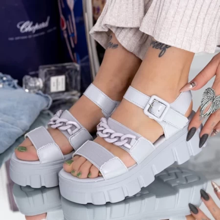 Frauensandalen WL217 Blau Mei