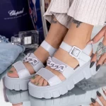 Frauensandalen WL217 Blau Mei