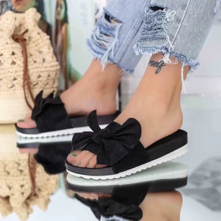 Frauen WS228 Pantoffeln schwarz Mei