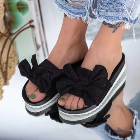 Frauen WS228 Pantoffeln schwarz Mei