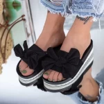 Frauen WS228 Pantoffeln schwarz Mei