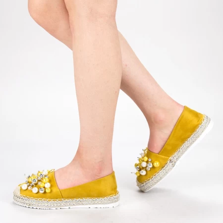 Frauenschuhe jeden Tag L626 Gelb Süße Schuhe