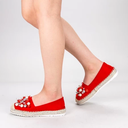 Frauenschuhe jeden Tag L626 rot Süße Schuhe