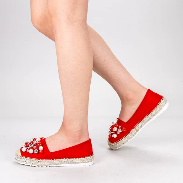 Frauenschuhe jeden Tag L626 rot Süße Schuhe