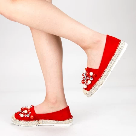 Frauenschuhe jeden Tag L626 rot Süße Schuhe