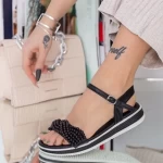 Frauen Sandalen GH1978 Schwarz Mei
