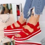 Frauen LM360 Sandalen rot Mei