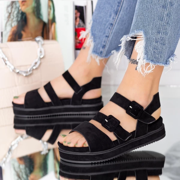 Frauen LM360 Sandalen schwarz Mei