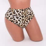 Frauen hohe Feigen B18 Leopard Beige | Meina